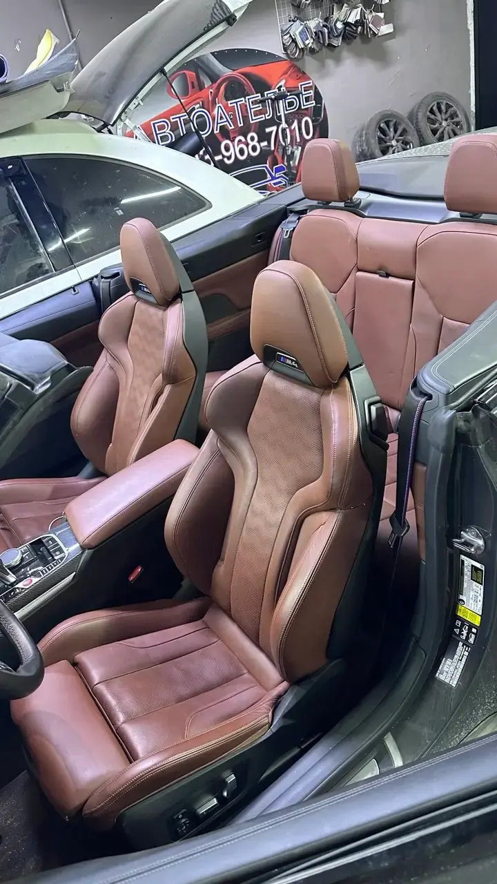 BMW M: салон в коже цвета коньяк